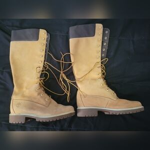 Womens Timberland 14" Premium Waterproof Boot - Wheat